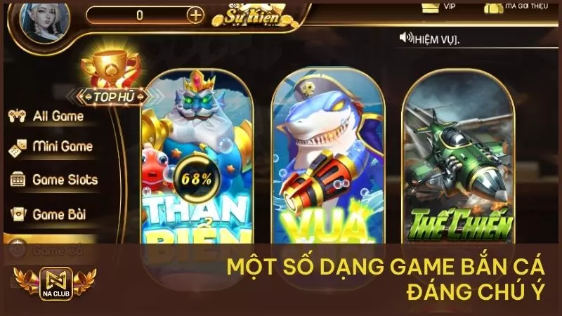 Một số dạng game bắn cá đáng chú ý