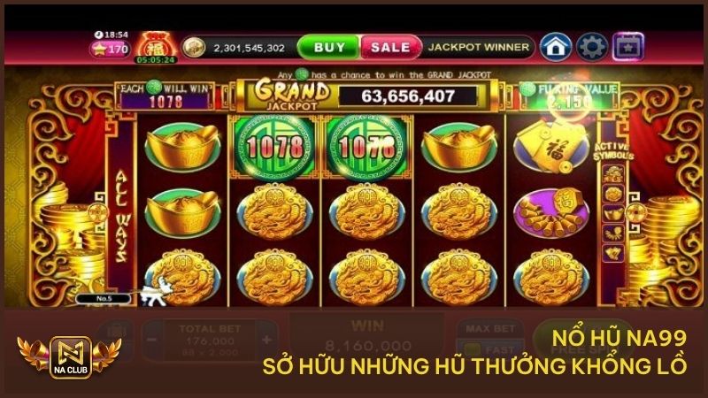 Sở hữu những sản phẩm nổ hũ với jackpot siêu khủng